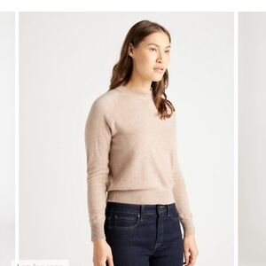 Quince Mongolian Shrunken Cashmere Sweatshirt